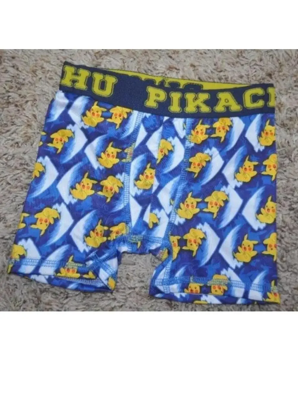 Boys Pokemon Boxers Underwear sz 4 Stretch Tagless Bioworld 3 Pc
